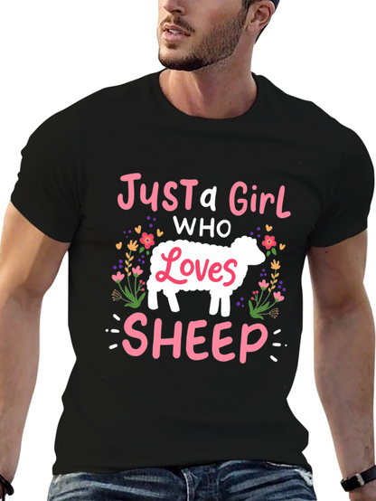 Just A Girl Who Loves Sheep T-Shirt