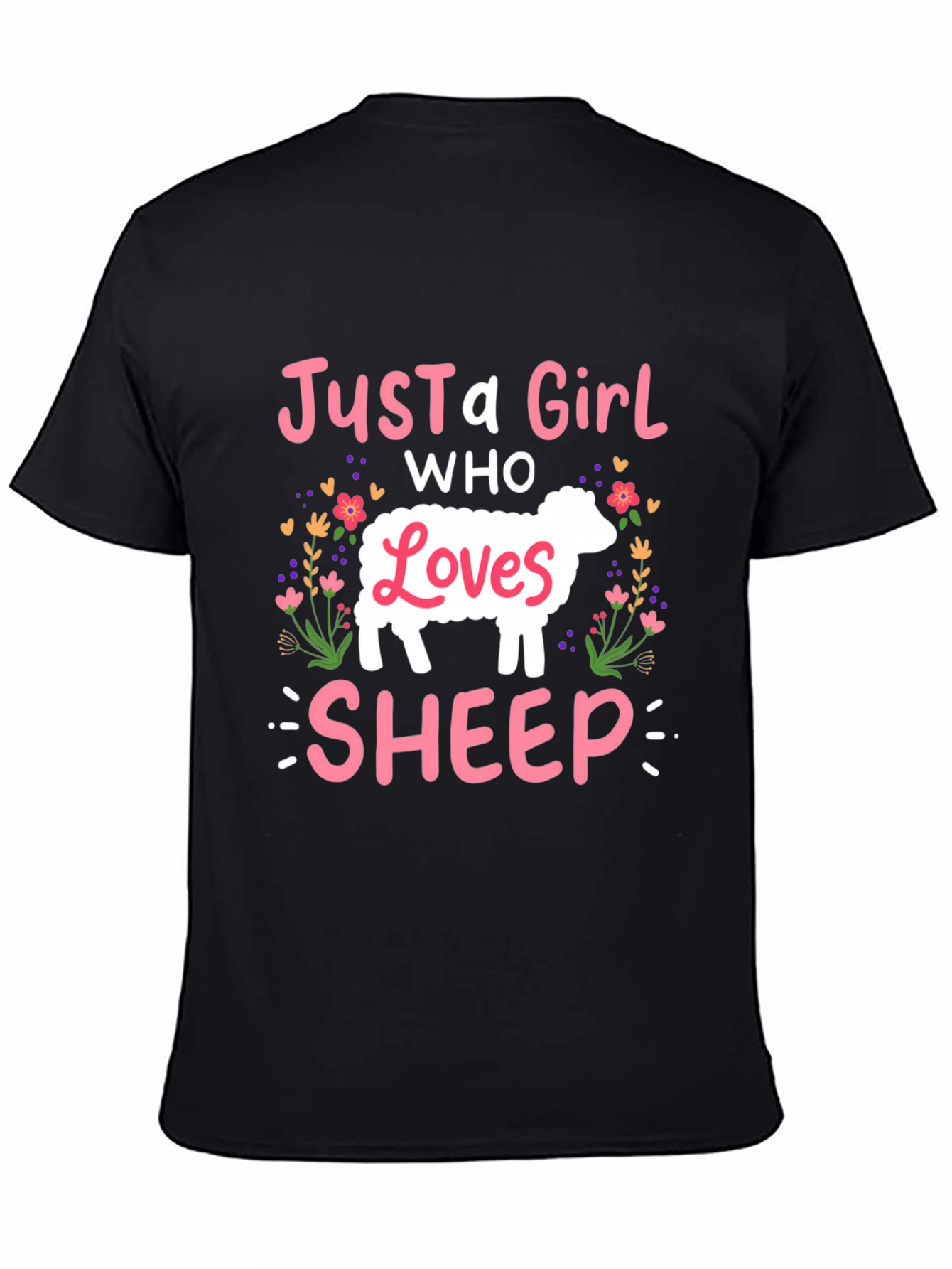 Just A Girl Who Loves Sheep T-Shirt