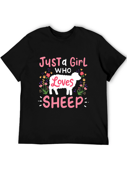 Just A Girl Who Loves Sheep T-Shirt