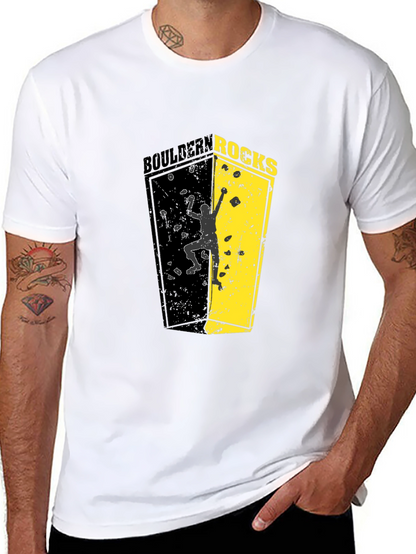 Boulder Rocks Climbing T-Shirt