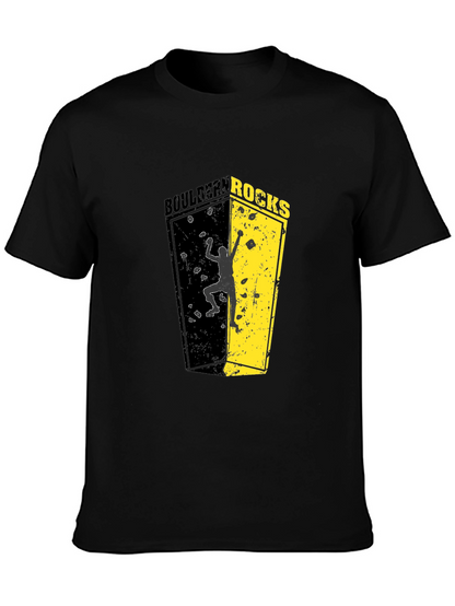 Boulder Rocks Climbing T-Shirt
