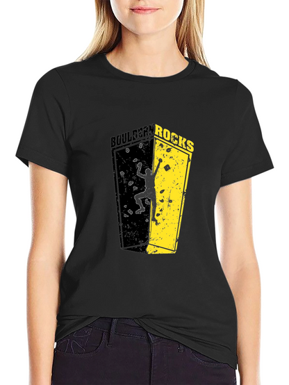 Boulder Rocks Climbing T-Shirt