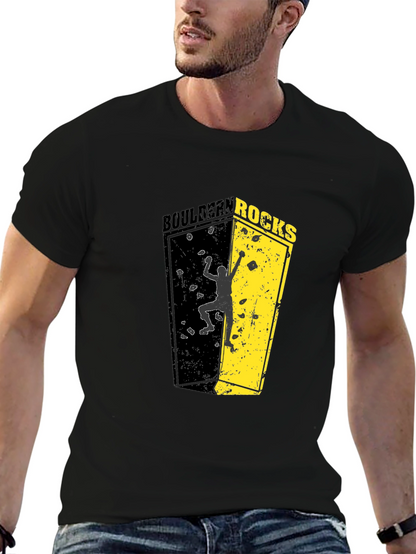 Boulder Rocks Climbing T-Shirt