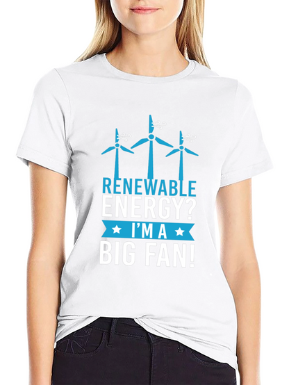 Renewable Energy Big Fan T-Shirt