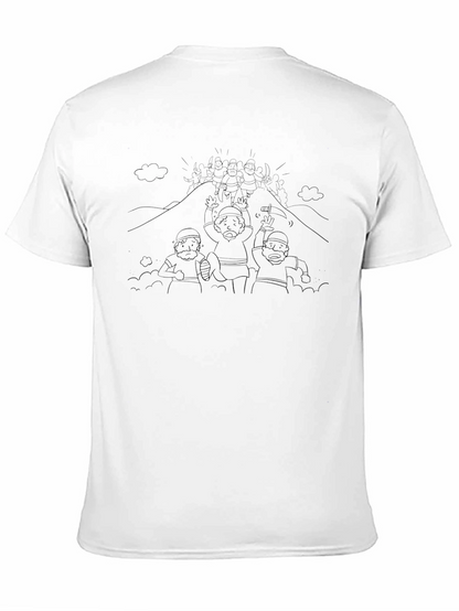 Cartoon Siege Black T-Shirt