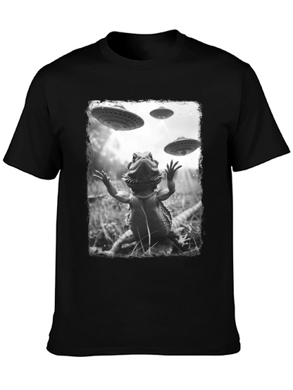 Bearded Dragon Alien Abduction T-Shirt