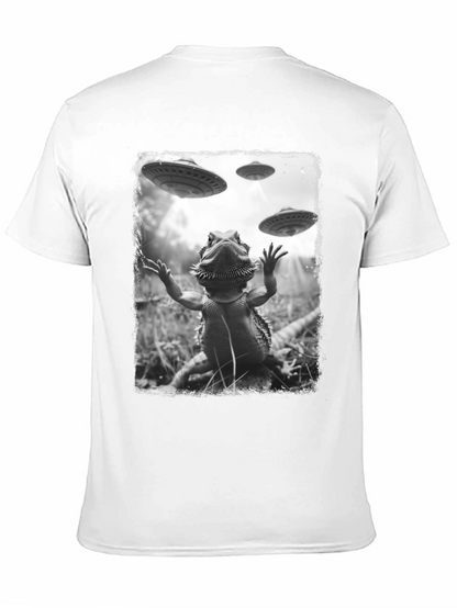Bearded Dragon Alien Abduction T-Shirt