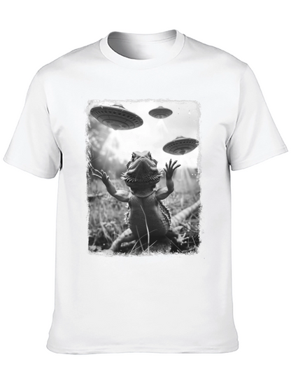 Bearded Dragon Alien Abduction T-Shirt