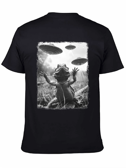 Bearded Dragon Alien Abduction T-Shirt