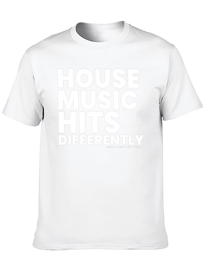 House Music Hits Differently Black Graphic Tee