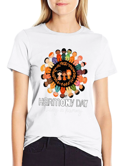 Harmony Day Graphic T-Shirt - Unity & Peace