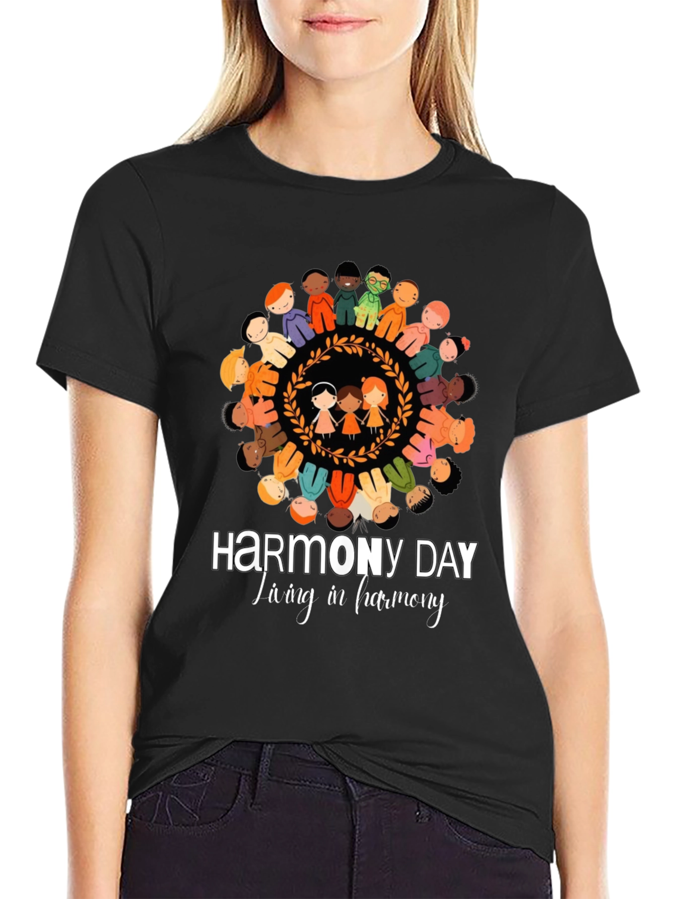 Harmony Day Graphic T-Shirt - Unity & Peace