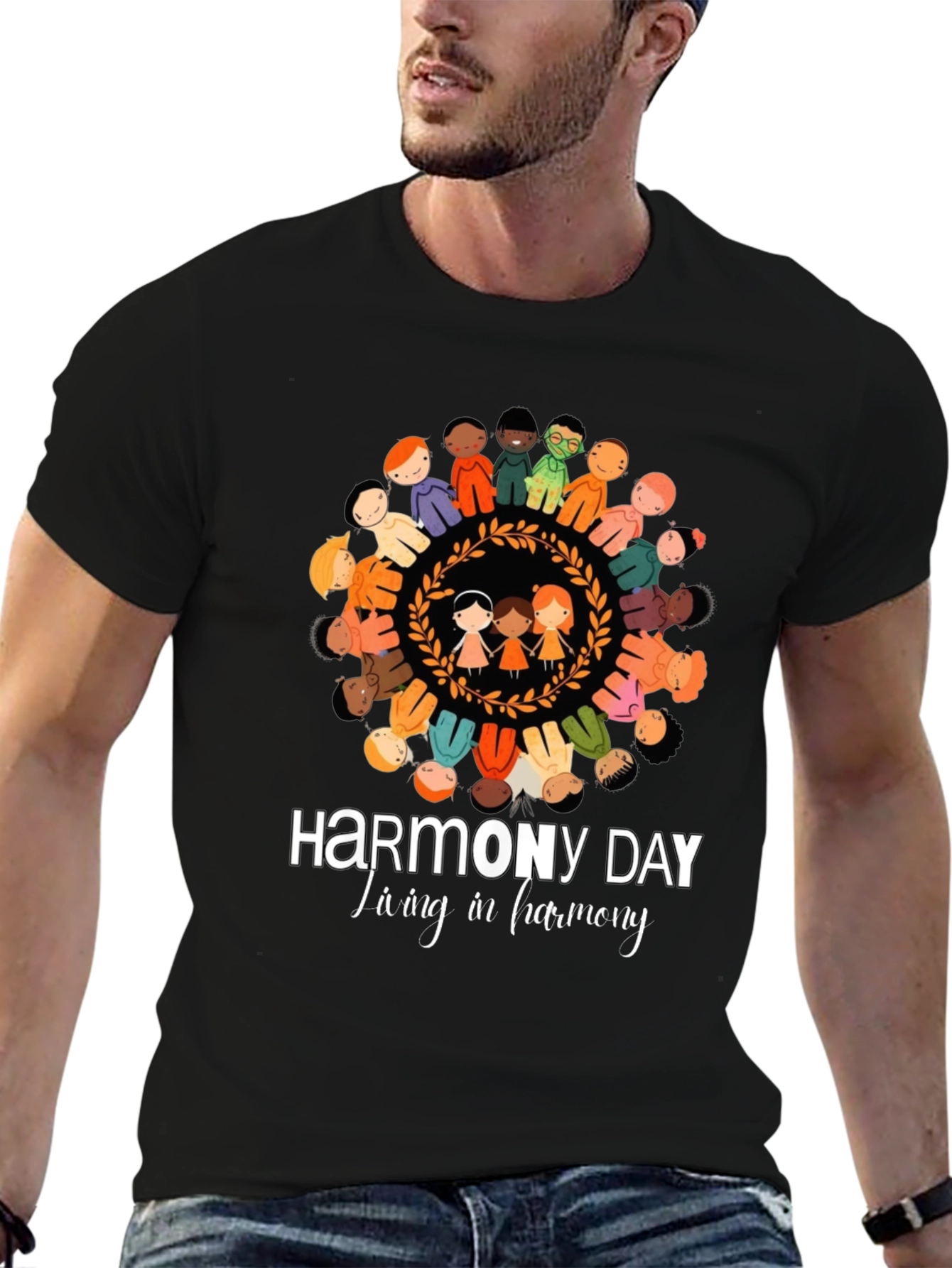 Harmony Day Graphic T-Shirt - Unity & Peace