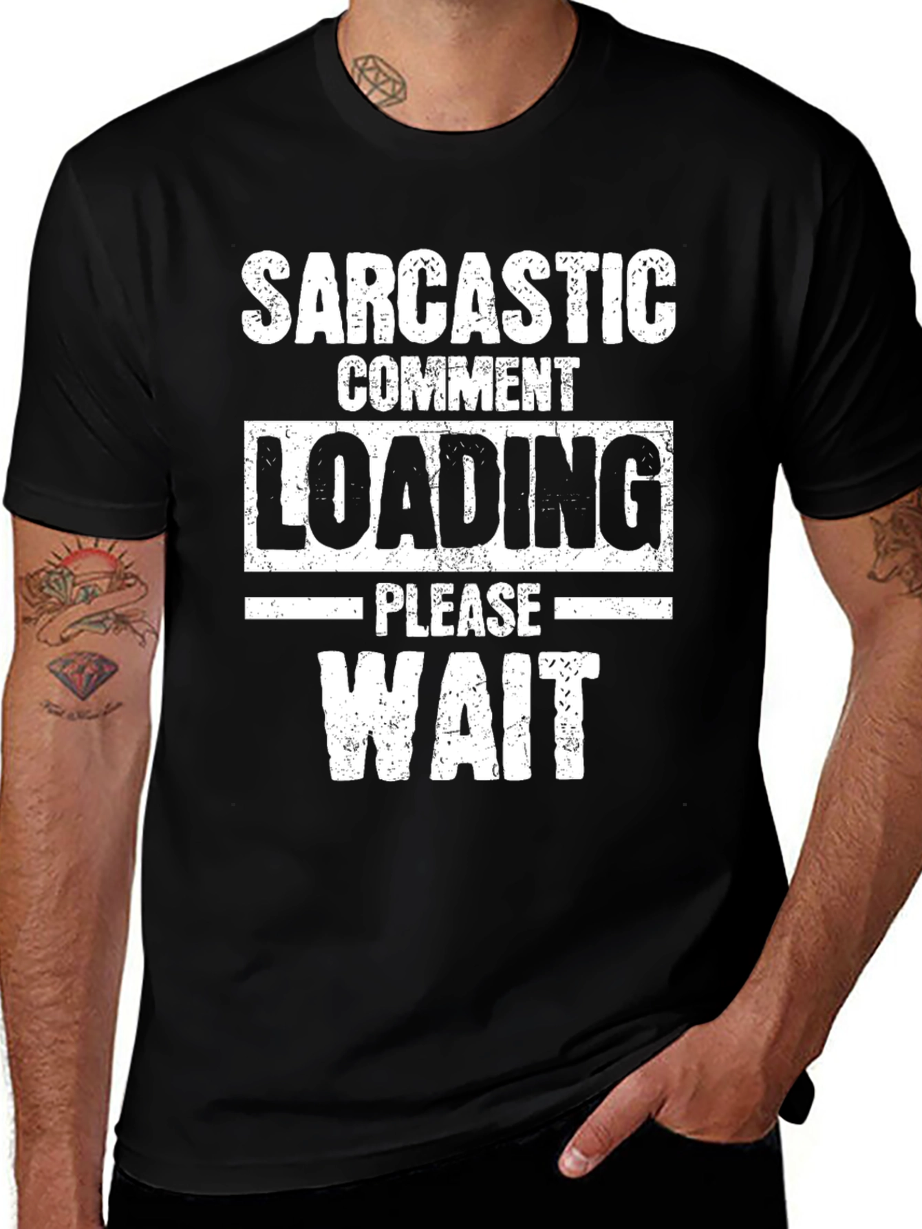 Sarcastic Comment Loading Graphic Tee
