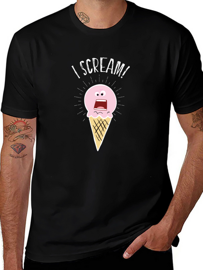 I Scream! T-Shirt - Funny Graphic Tee