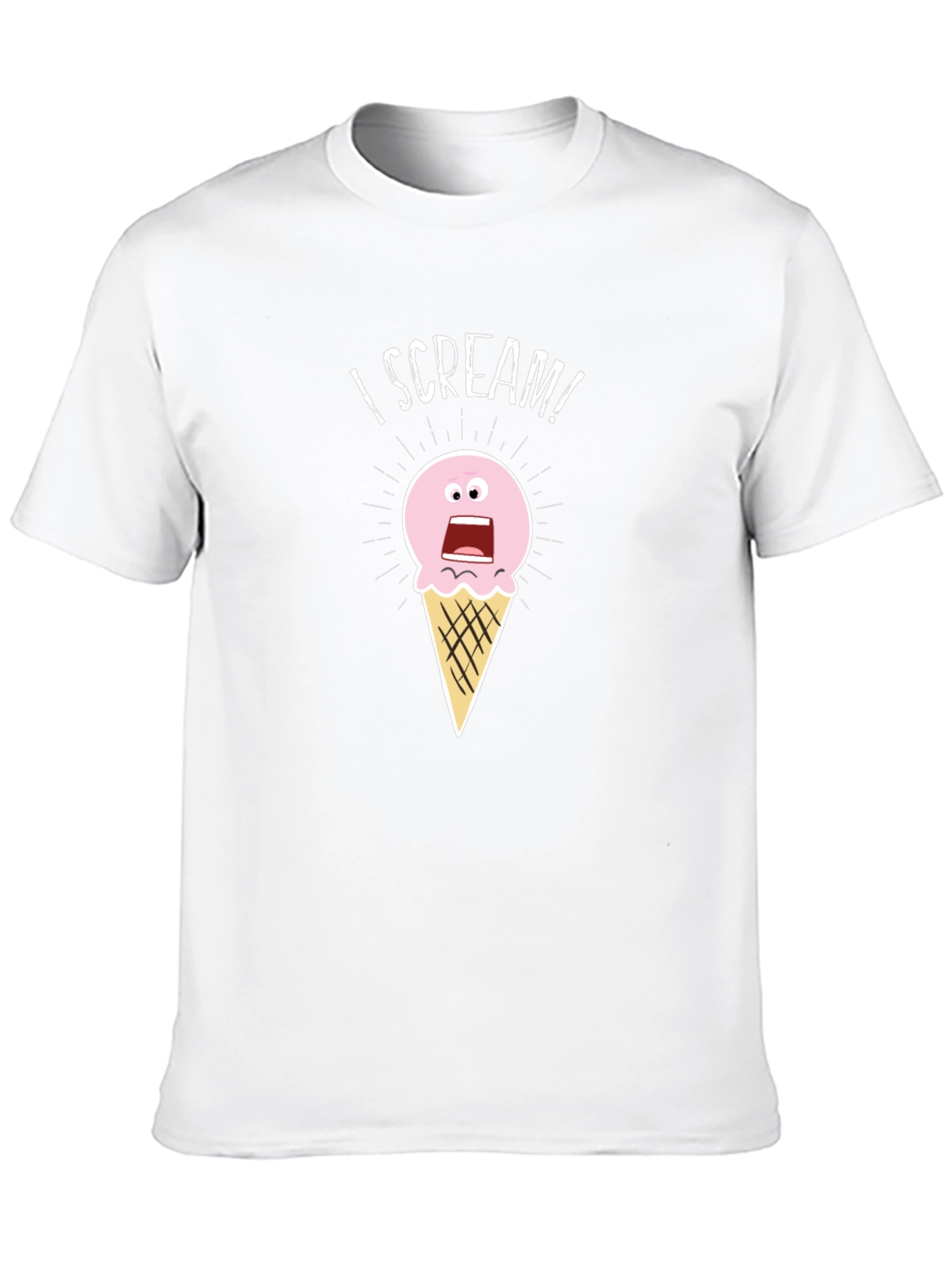 I Scream! T-Shirt - Funny Graphic Tee