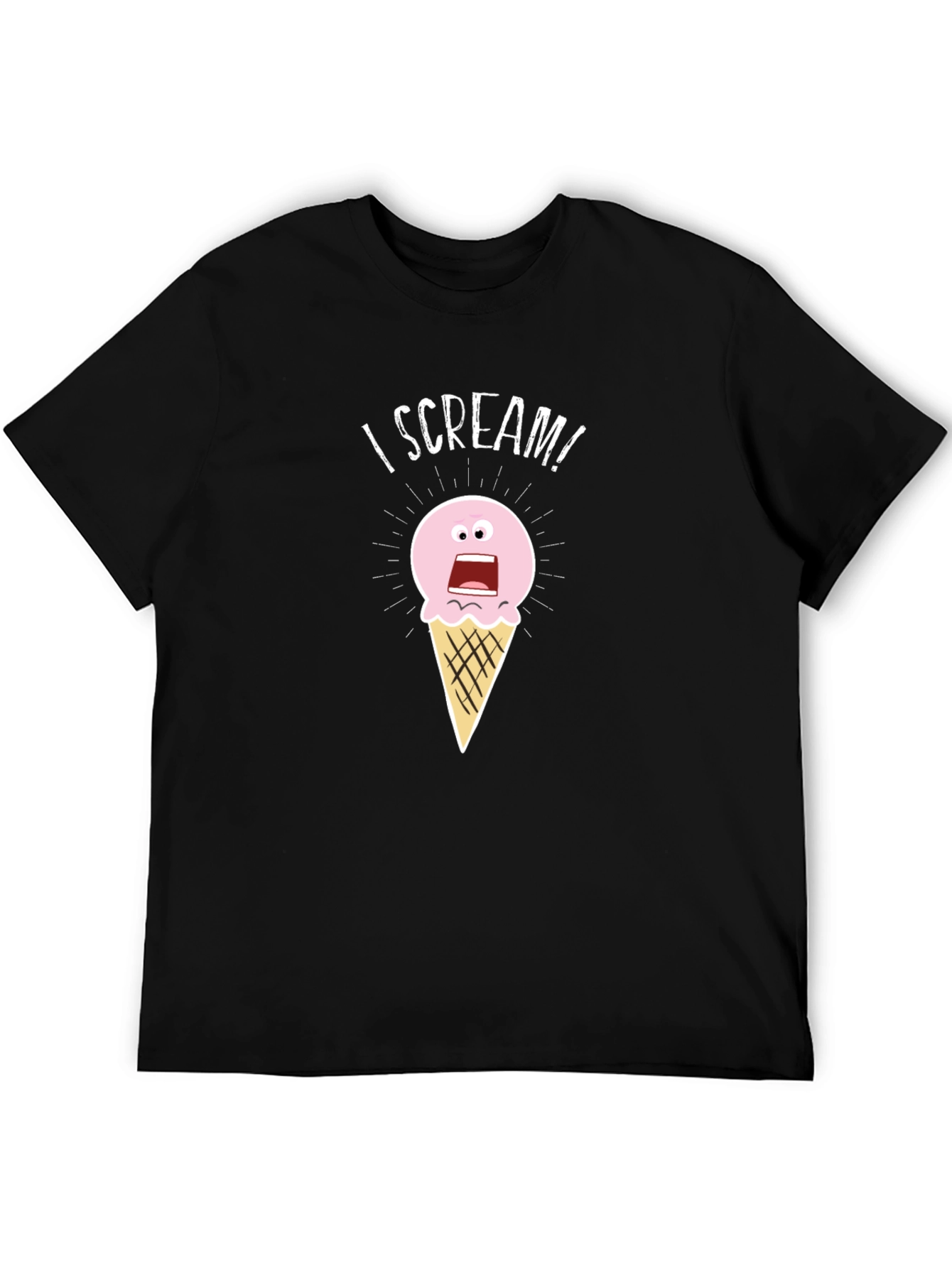 I Scream! T-Shirt - Funny Graphic Tee