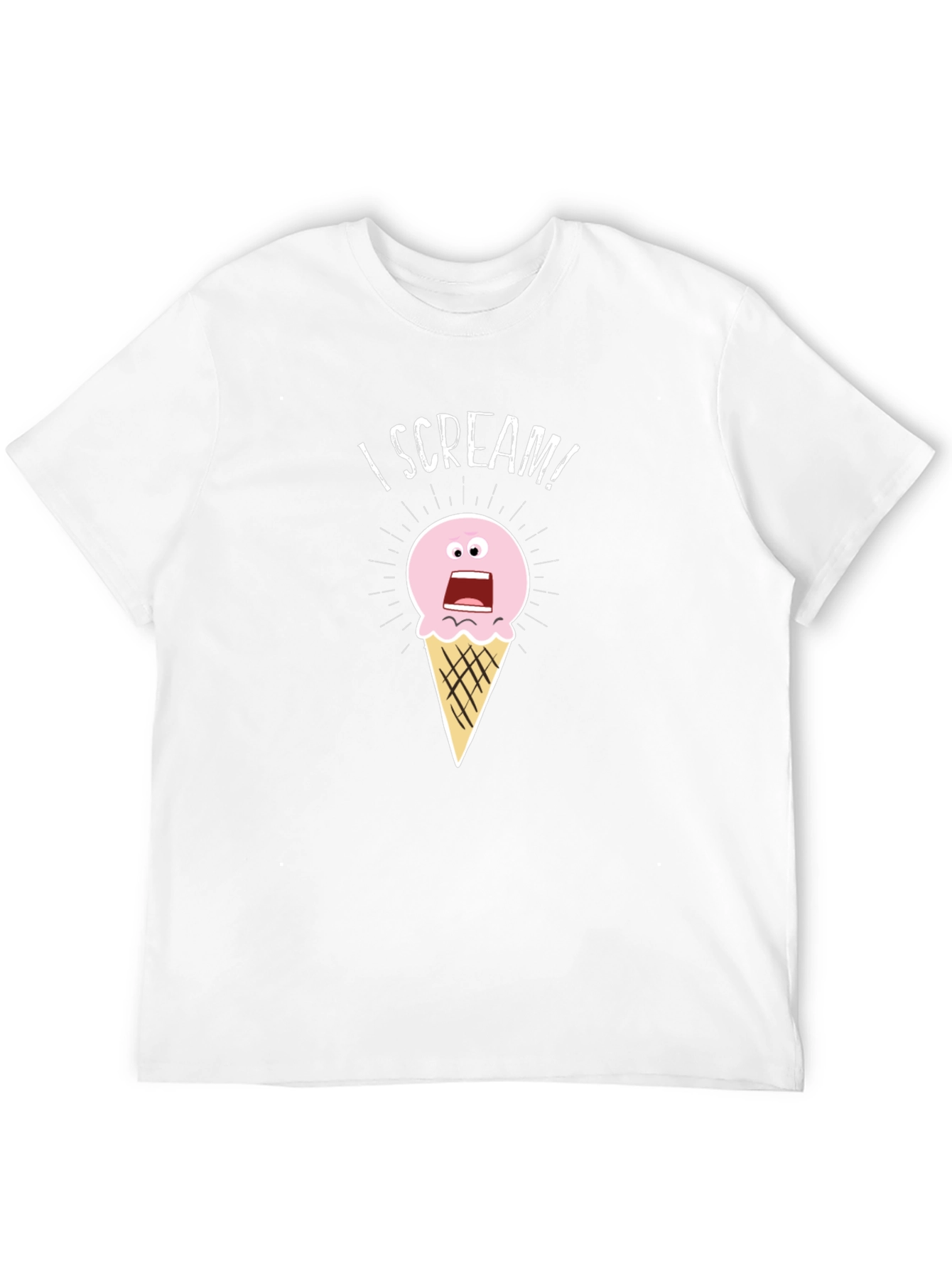 I Scream! T-Shirt - Funny Graphic Tee