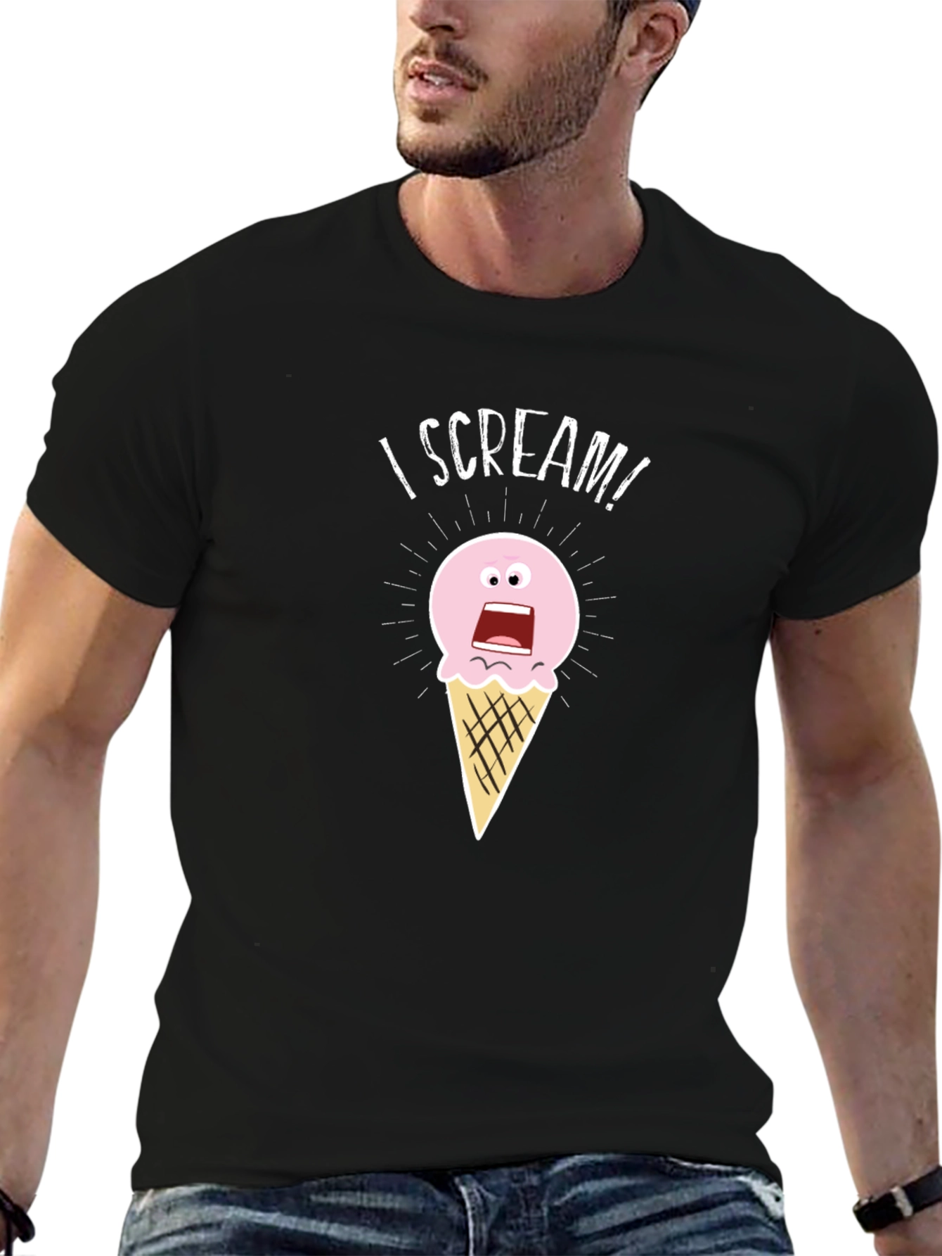 I Scream! T-Shirt - Funny Graphic Tee