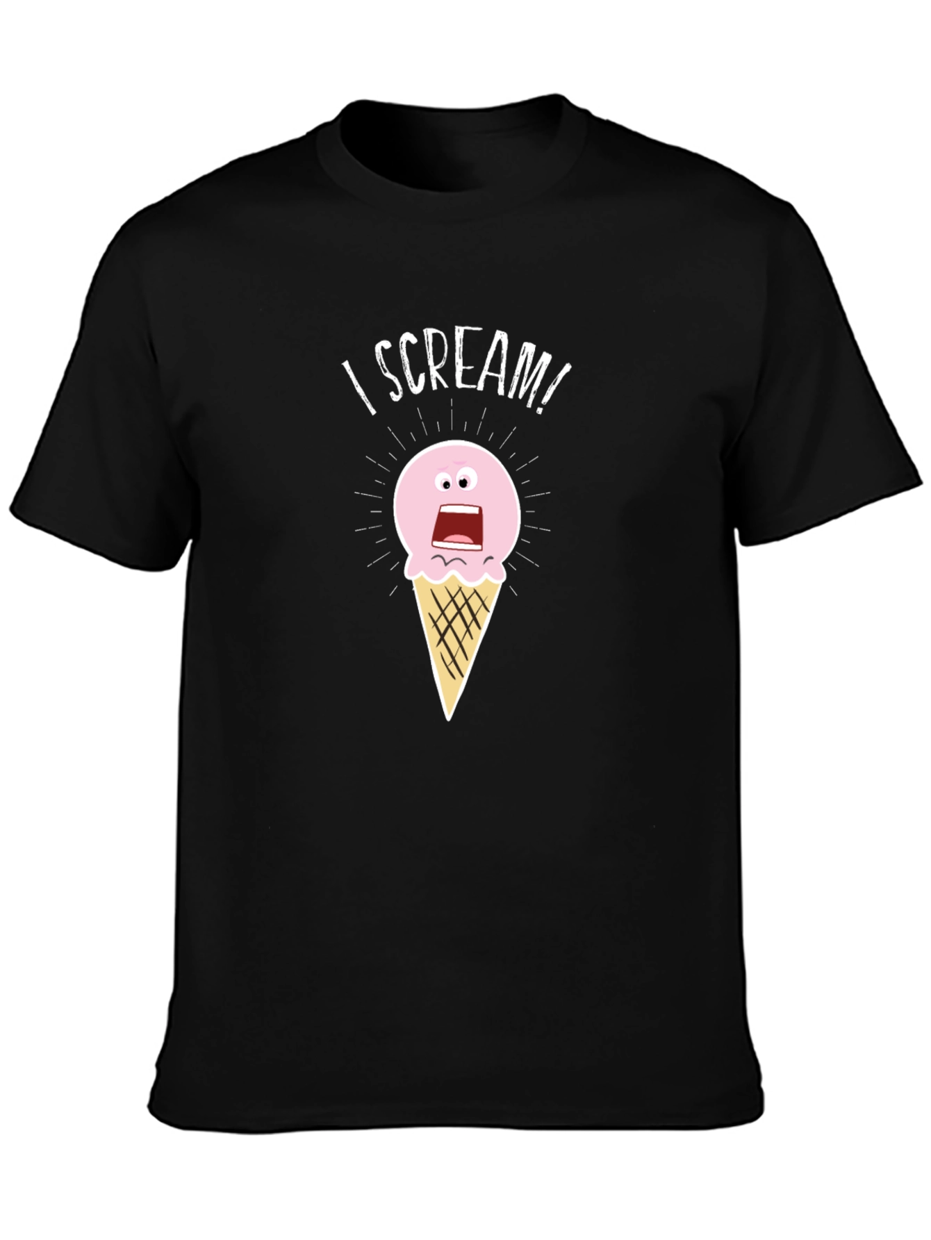 I Scream! T-Shirt - Funny Graphic Tee