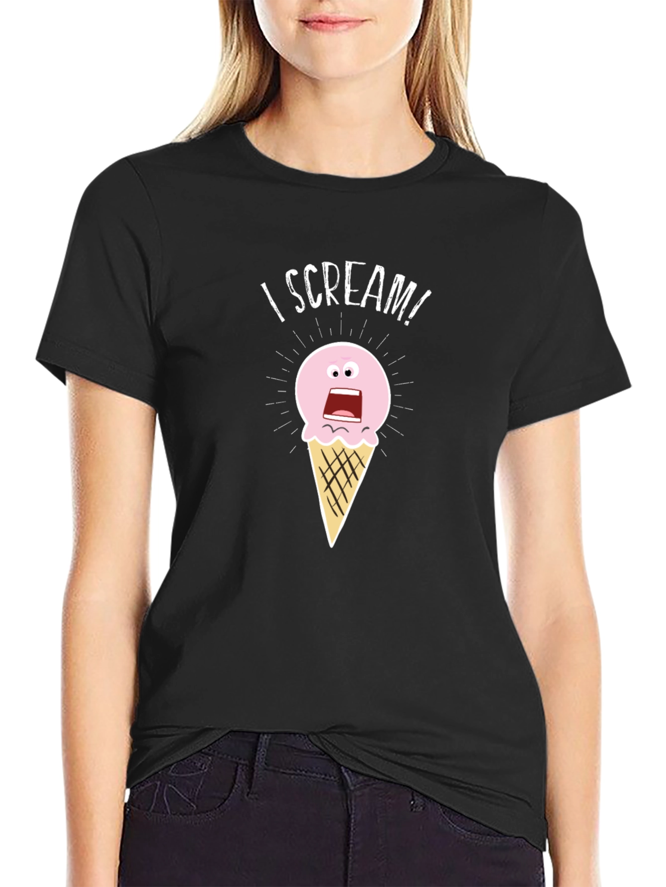 I Scream! T-Shirt - Funny Graphic Tee
