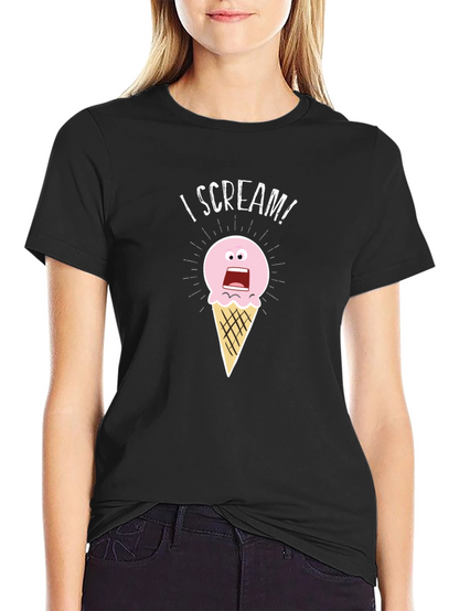 I Scream! T-Shirt - Funny Graphic Tee