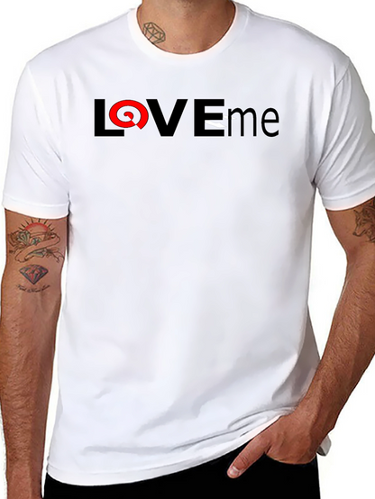 Love Me Graphic Black T-Shirt