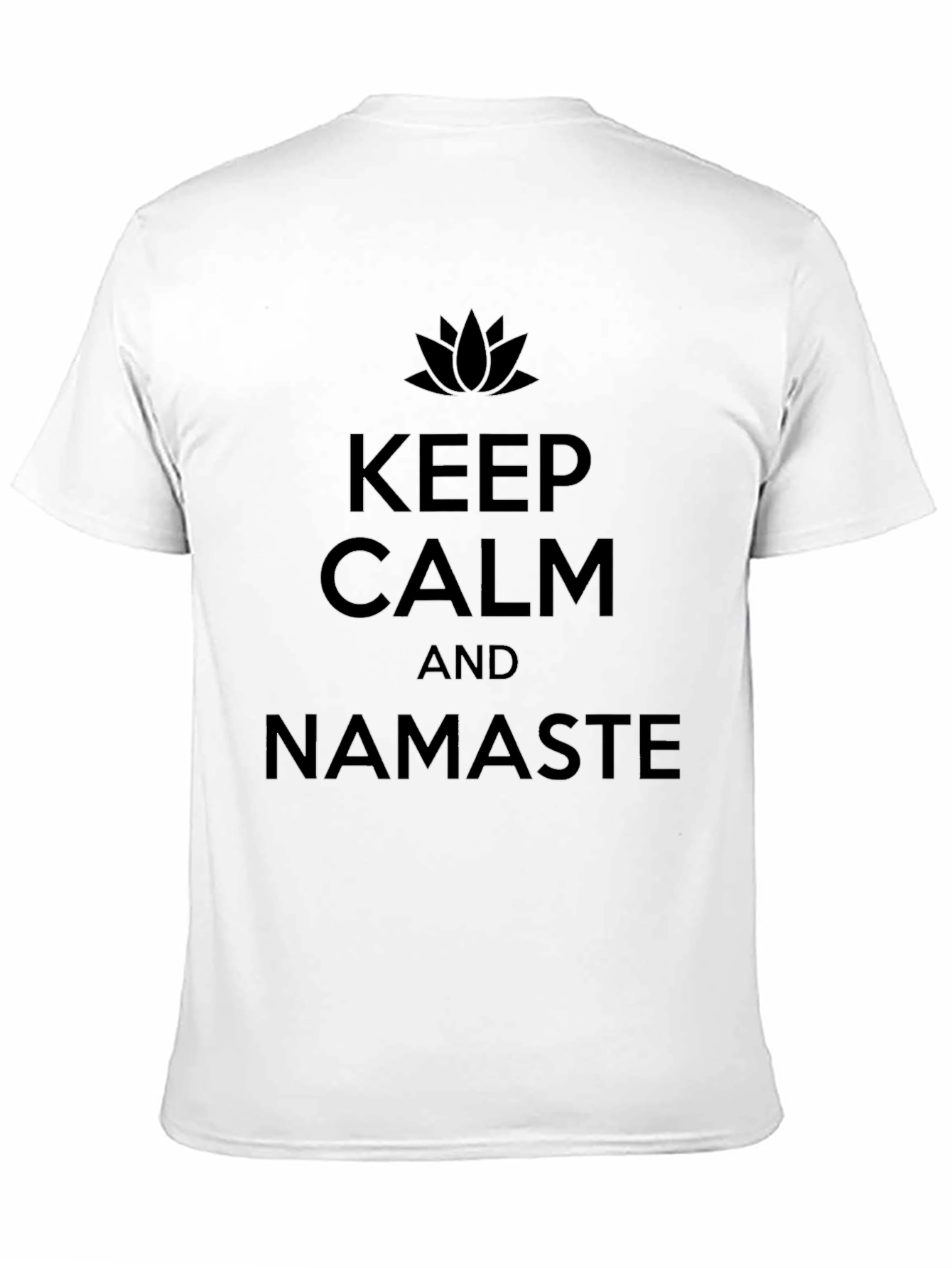Keep Calm & Namaste Graphic Tee - Yoga Shirt