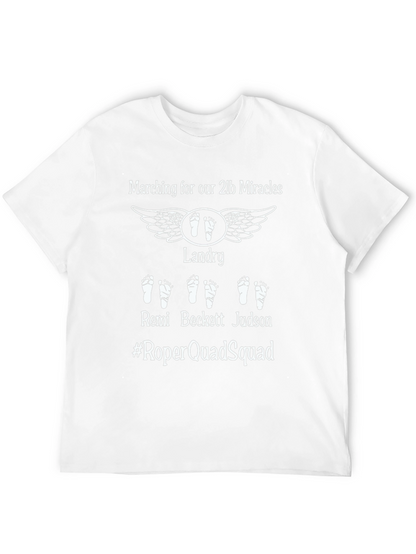 Quadruplet Baby T-Shirt: Marching for 2lb Miracles