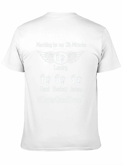 Quadruplet Baby T-Shirt: Marching for 2lb Miracles