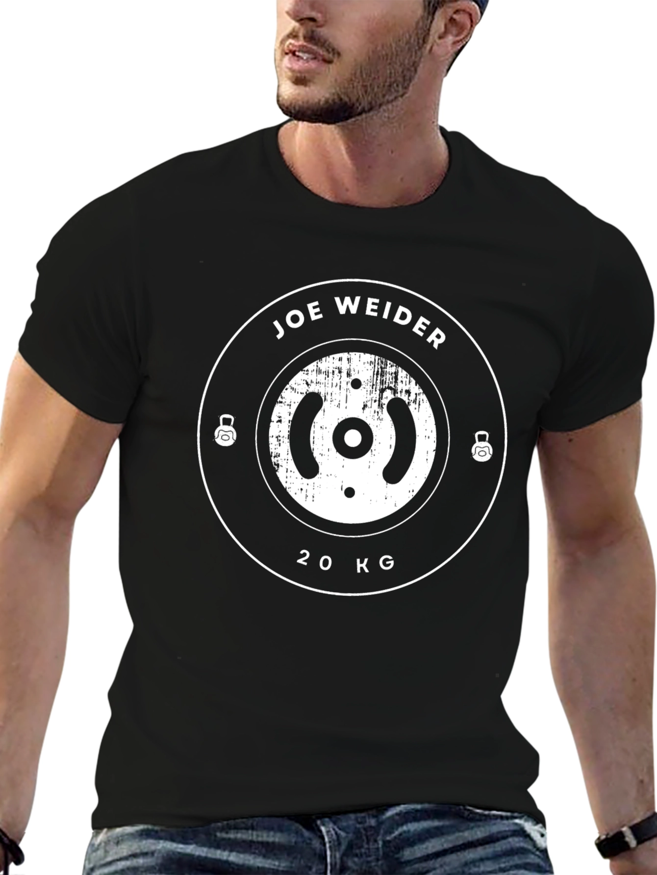 Joe Weider 20 KG Weightlifting T-Shirt