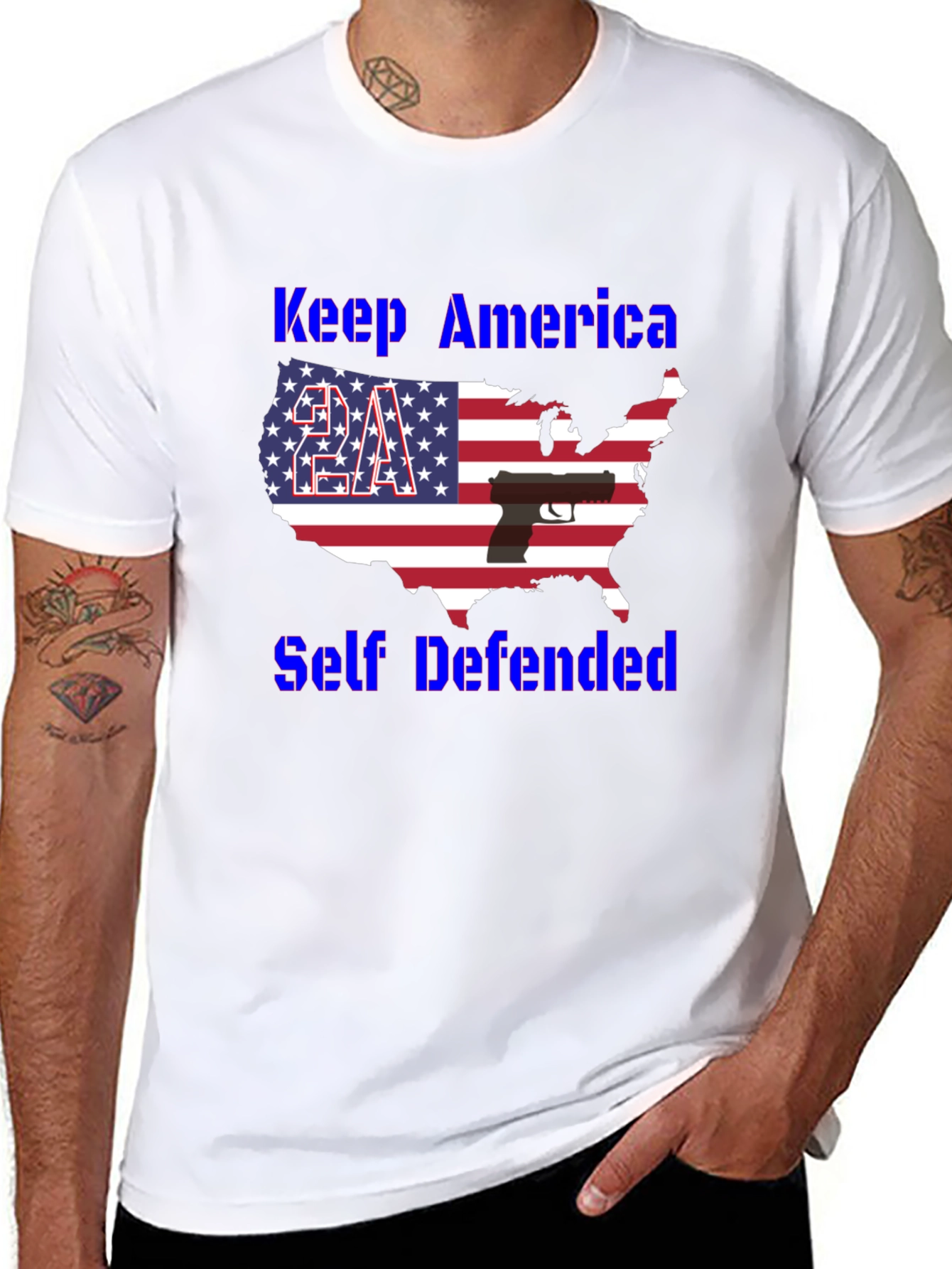 Keep America Self Defended 2A T-Shirt