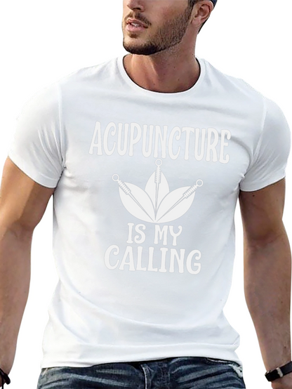 Acupuncture Is My Calling Black T-Shirt