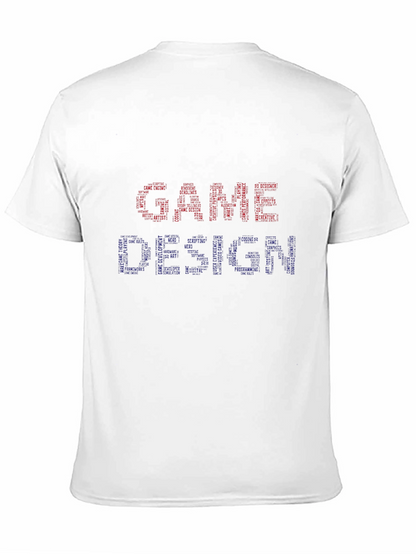 Game Design Word Art Graphic T-Shirt