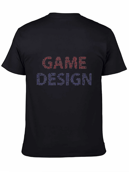 Game Design Word Art Graphic T-Shirt