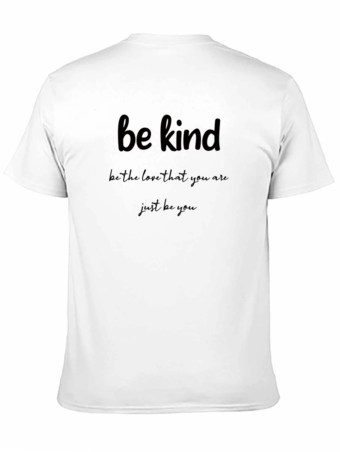 Be Kind Graphic Tee - Soft Black T-Shirt