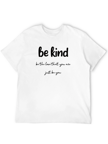 Be Kind Graphic Tee - Soft Black T-Shirt