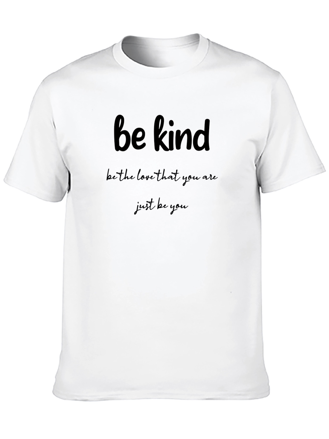 Be Kind Graphic Tee - Soft Black T-Shirt