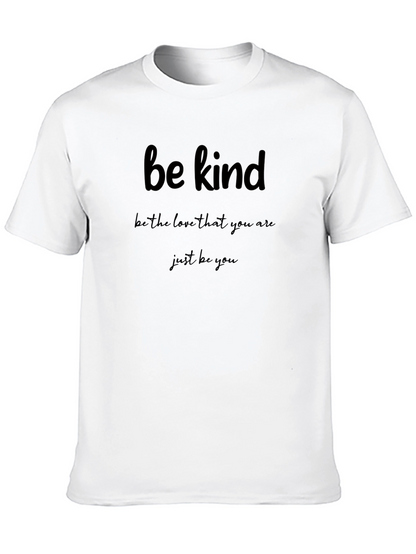 Be Kind Graphic Tee - Soft Black T-Shirt