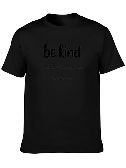 Be Kind Graphic Tee - Soft Black T-Shirt