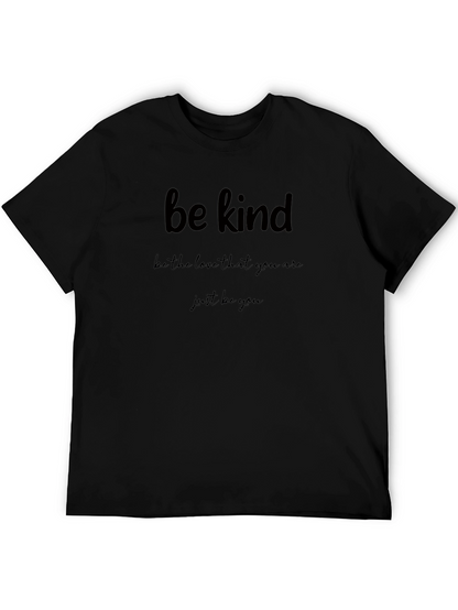Be Kind Graphic Tee - Soft Black T-Shirt