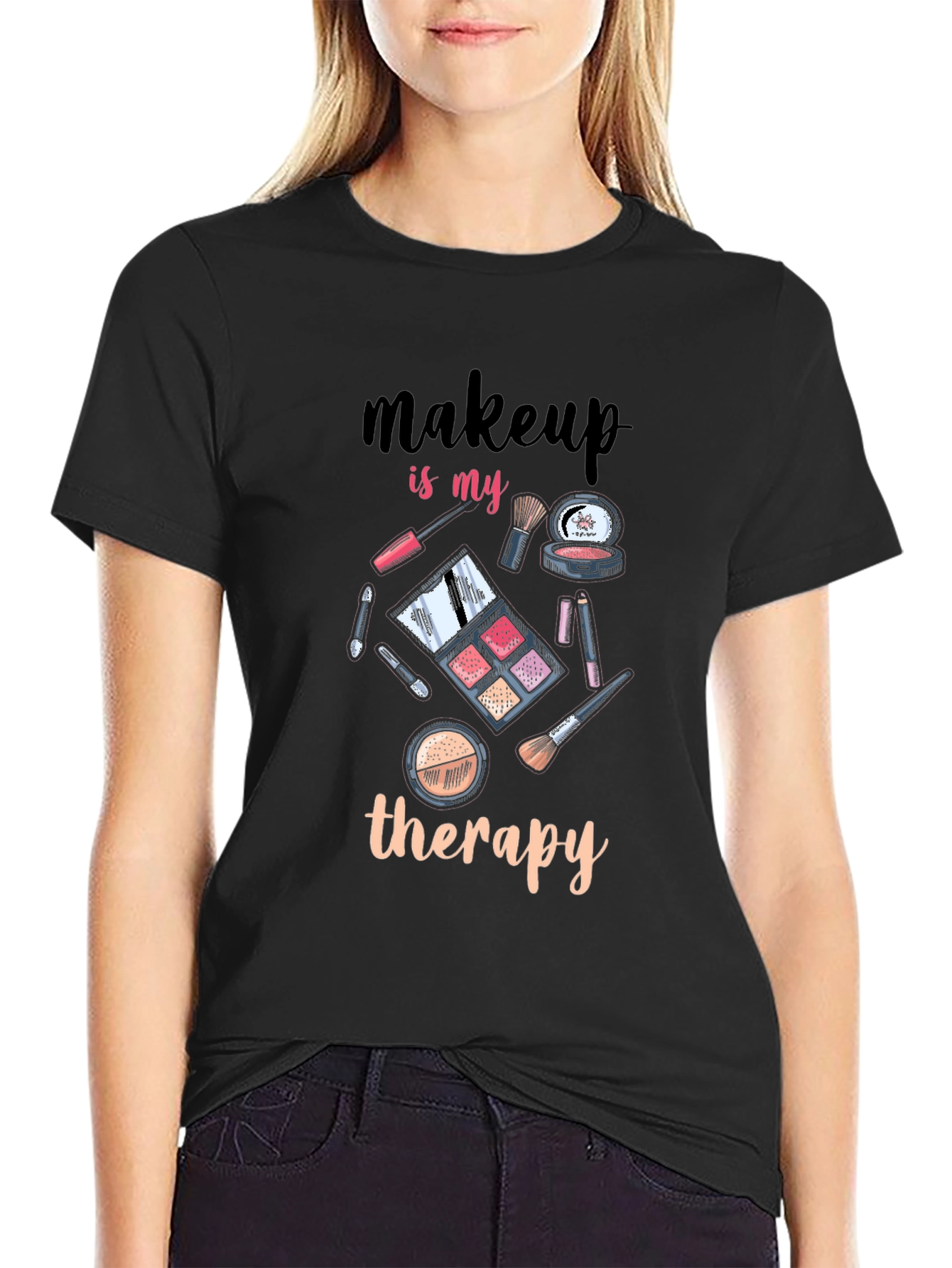 Makeup Therapy Graphic T-Shirt