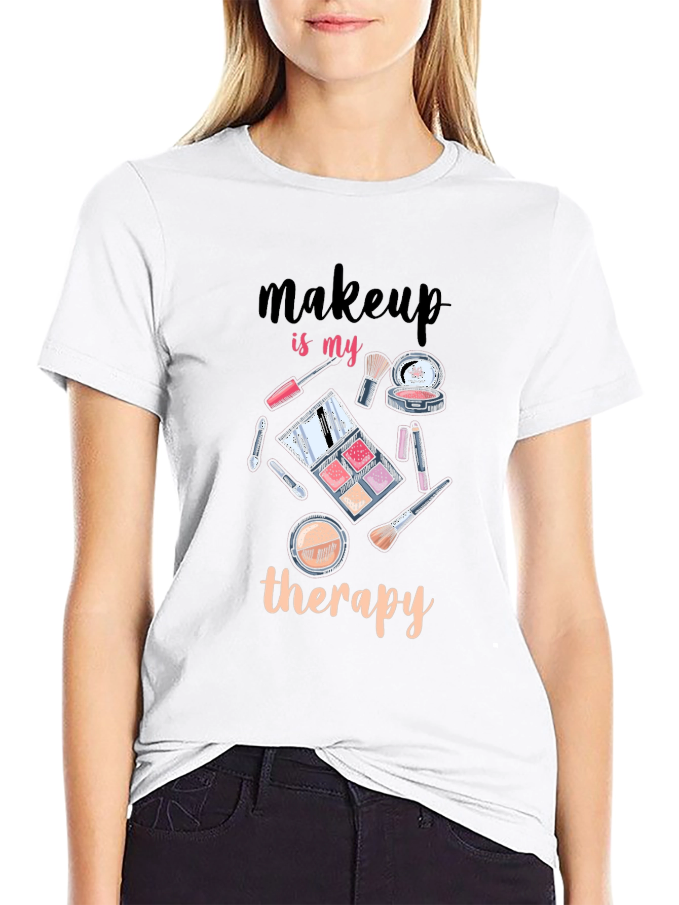 Makeup Therapy Graphic T-Shirt