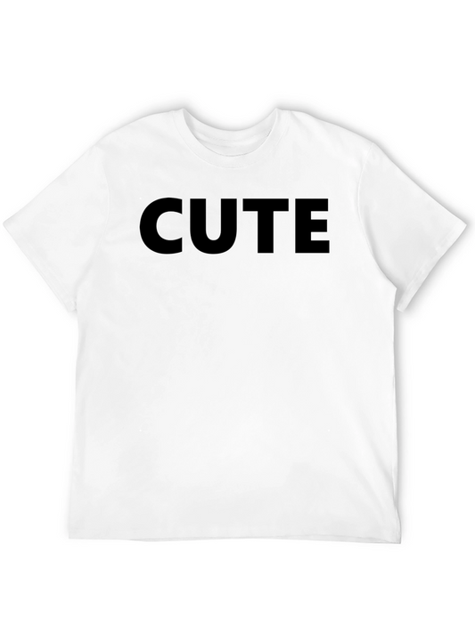 Cute Graphic Black T-Shirt Casual Wear