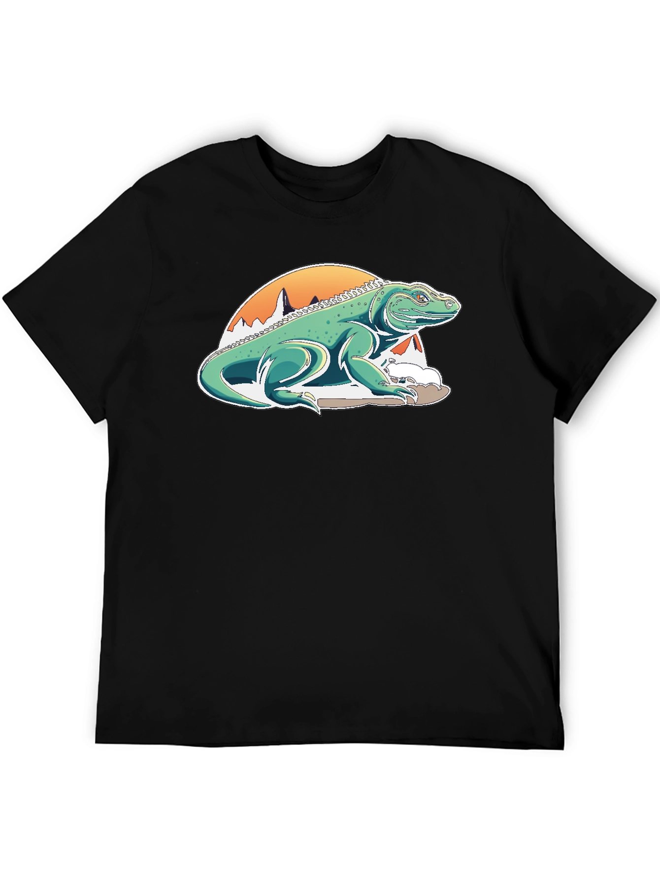 Komodo Dragon Graphic Tee - Unique Mountain Design