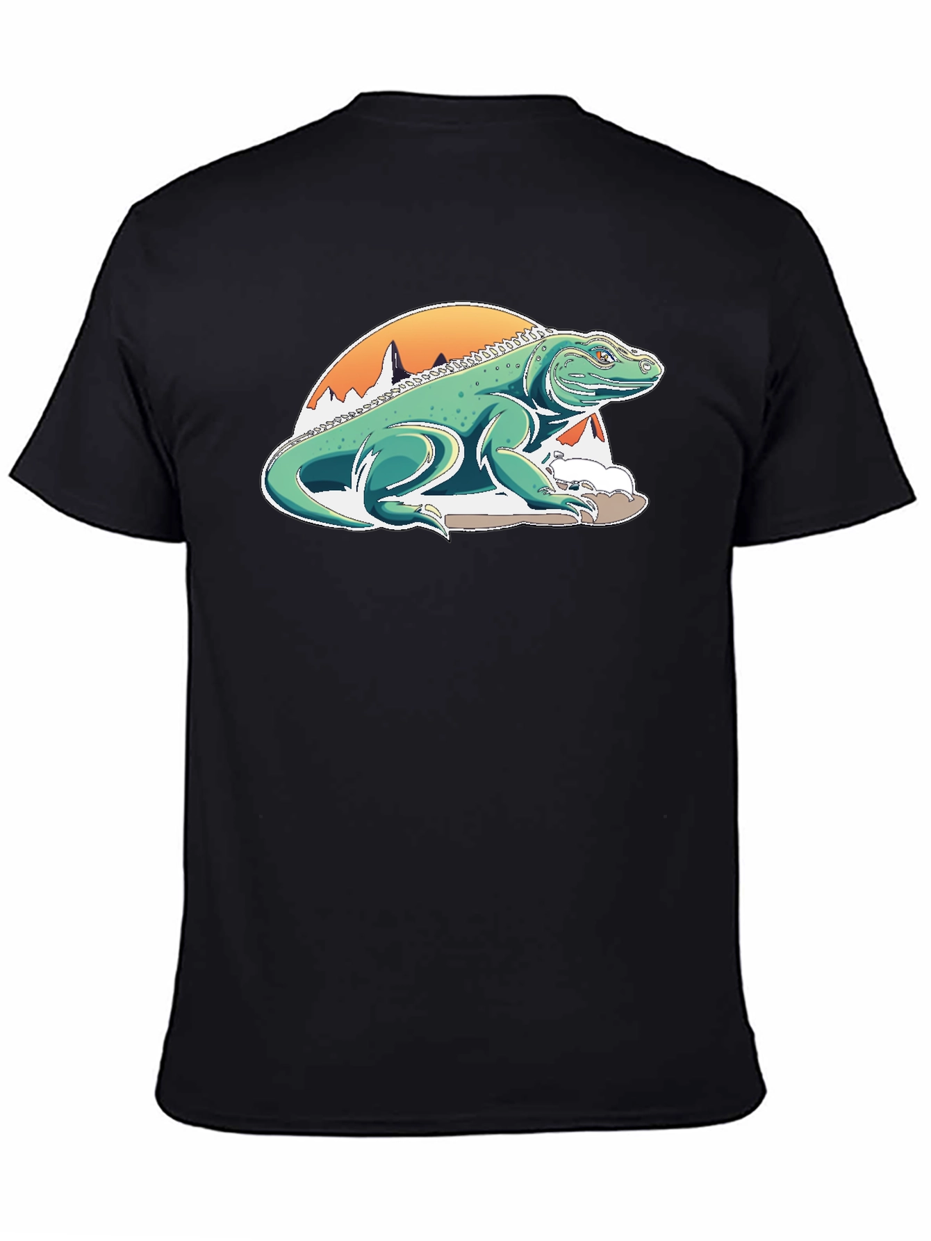 Komodo Dragon Graphic Tee - Unique Mountain Design