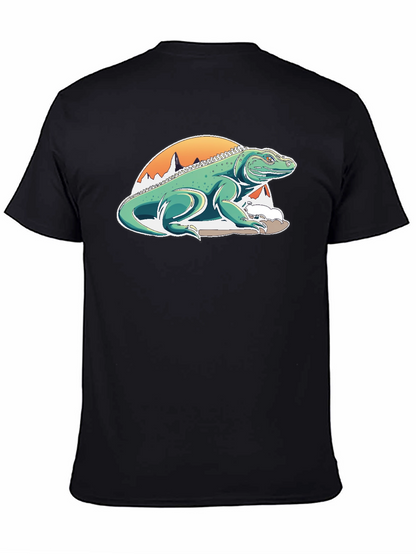 Komodo Dragon Graphic Tee - Unique Mountain Design