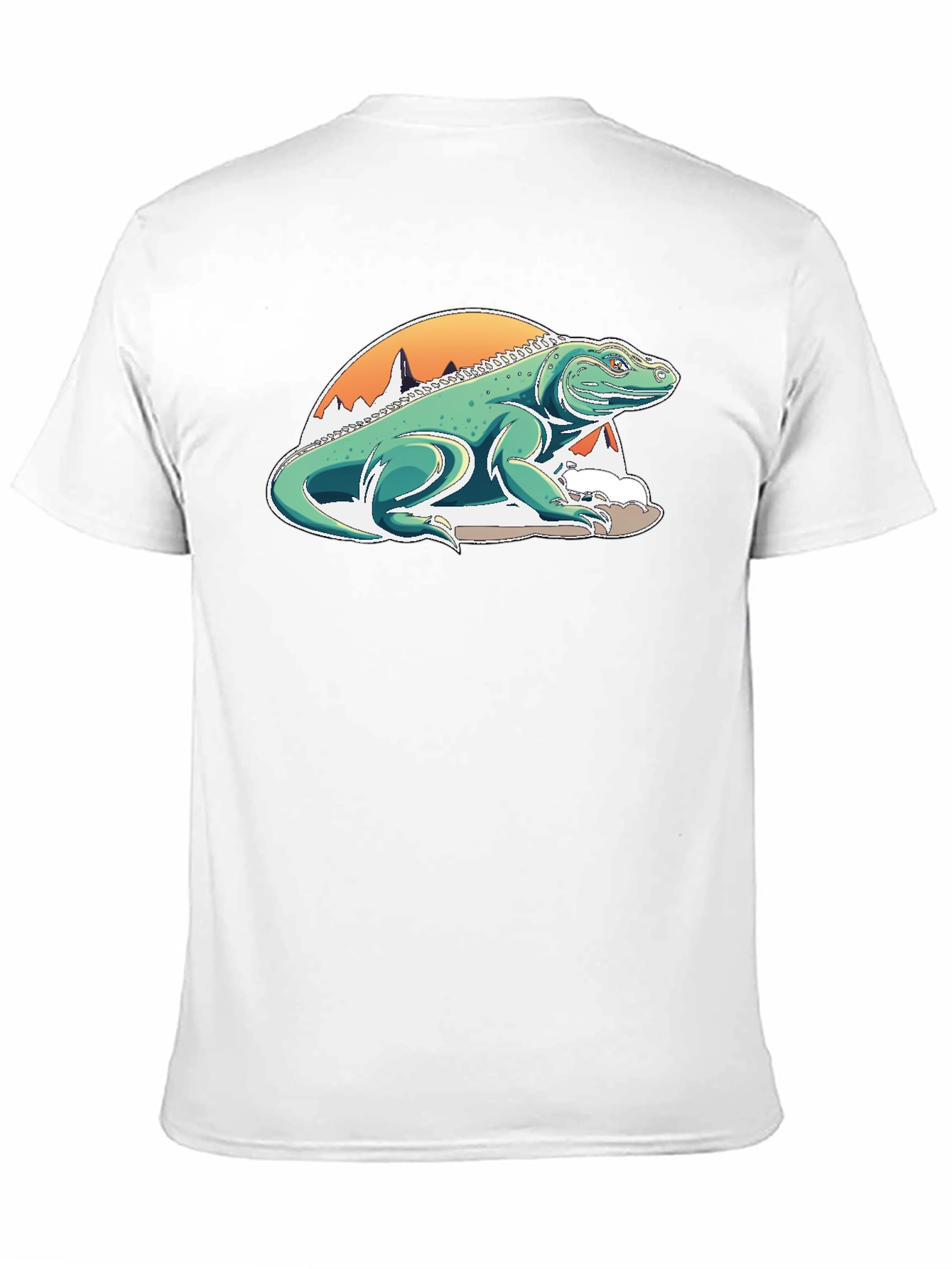 Komodo Dragon Graphic Tee - Unique Mountain Design