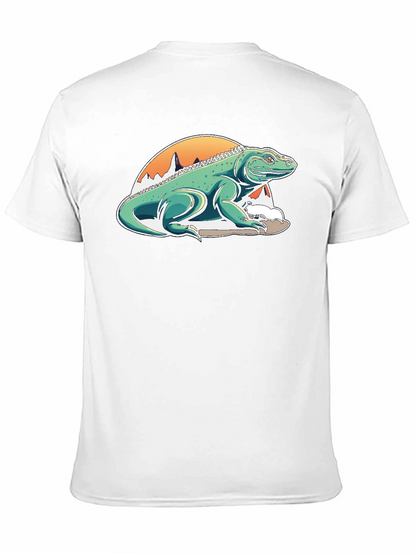 Komodo Dragon Graphic Tee - Unique Mountain Design