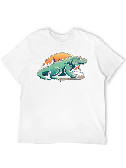 Komodo Dragon Graphic Tee - Unique Mountain Design